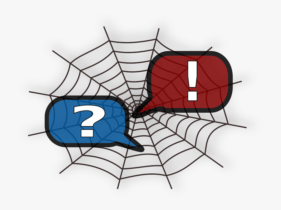 Web, Internet, Discussion, Comments, Debate - Spider Web Clip Art, Transparent Clipart