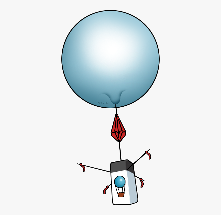 Weather Clip Art By Phillip Martin, Weather Balloon - Weather Balloon Clipart, Transparent Clipart