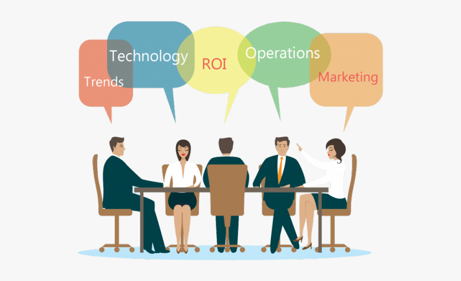 Negotiation Clipart Roundtable Discussion - Marketing Roundtable, Transparent Clipart