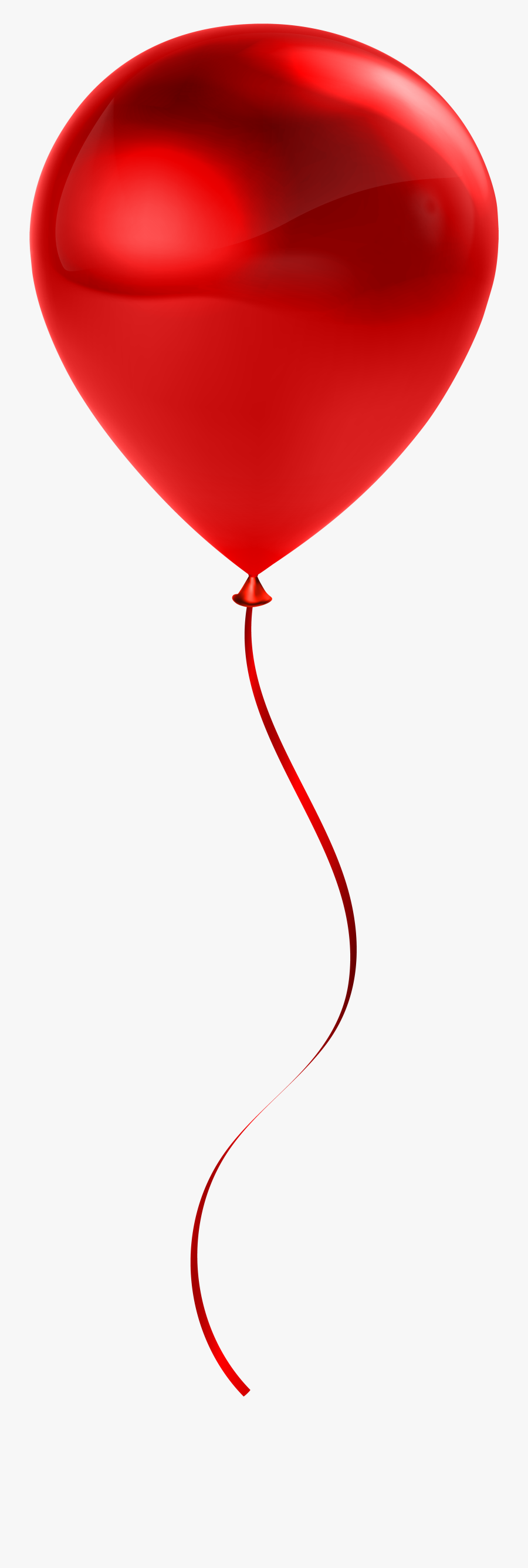 Transparent Two Heart Png - Red Balloon Transparent Background, Transparent Clipart