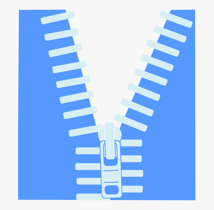 Flat Zip - Free Clip Art Zipper, Transparent Clipart