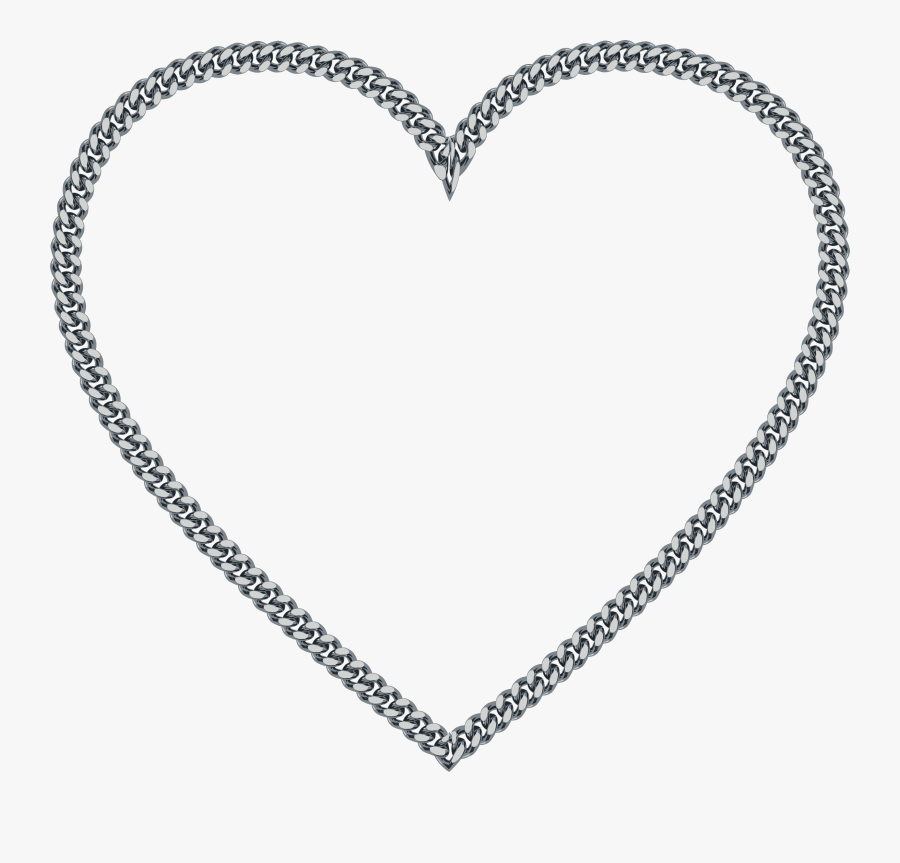 Heart Chain Png, Transparent Clipart