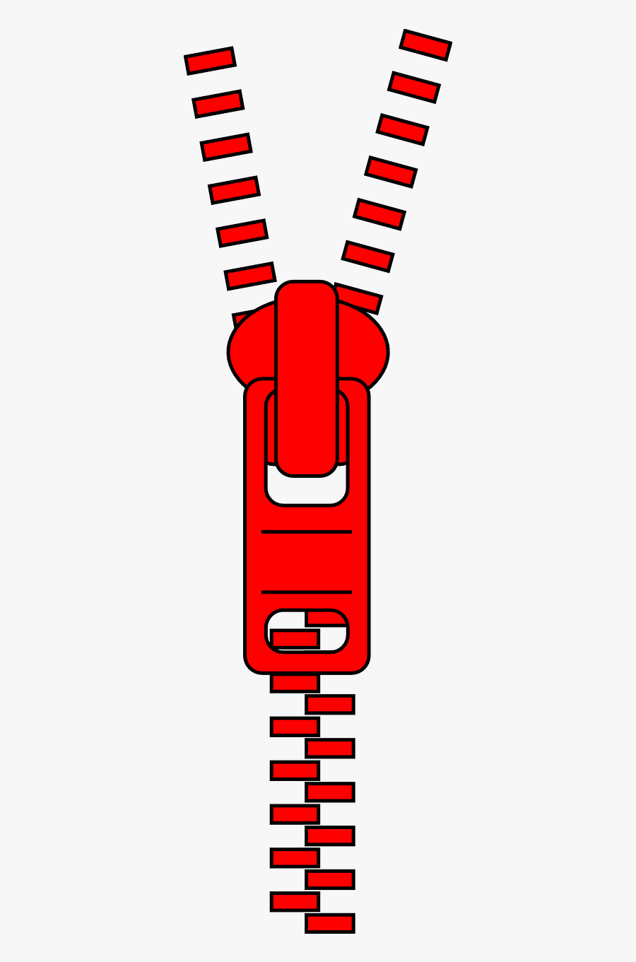 Zipper Slide Fastener Clothing Free Picture - Zipper Clip Art, Transparent Clipart