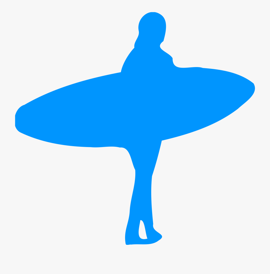 Silhouette Surf 01 Clip Arts - Silhouette, Transparent Clipart