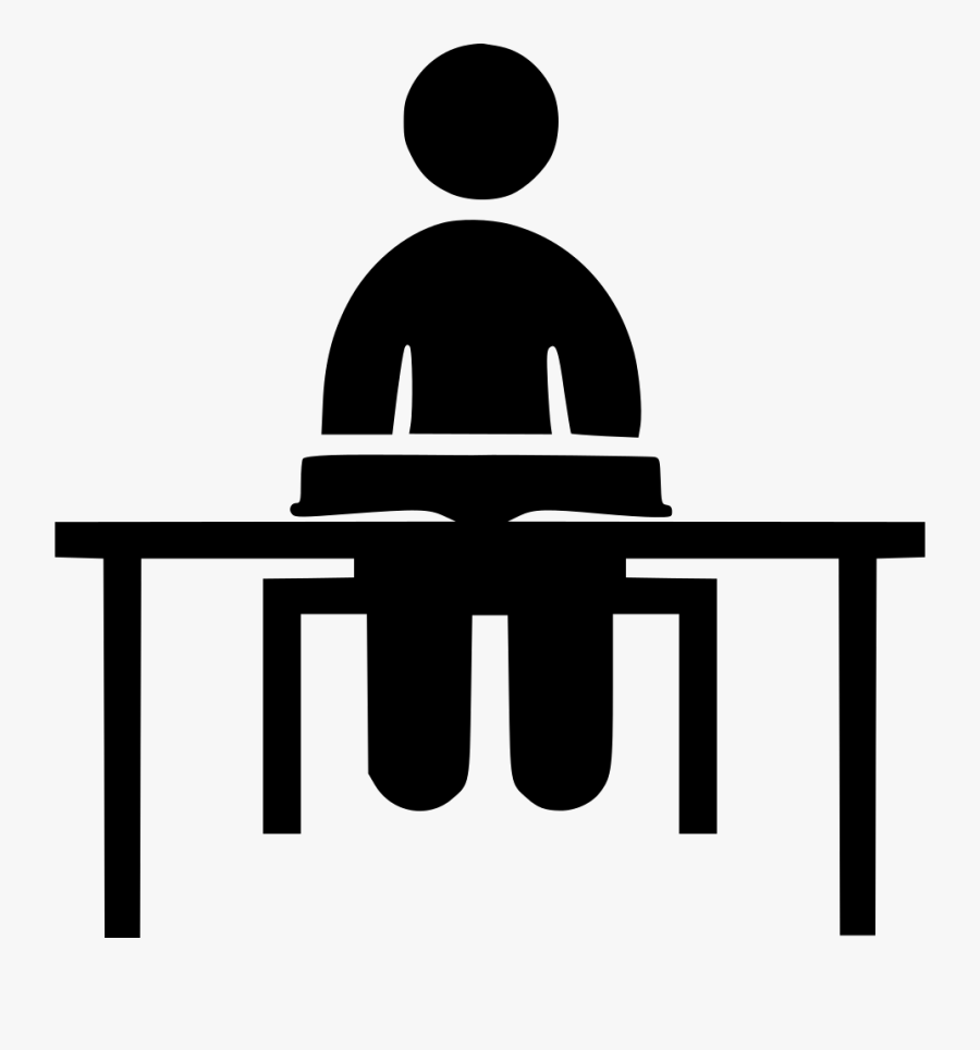On Desk Ii Svg - Student Studying Icon Png, Transparent Clipart