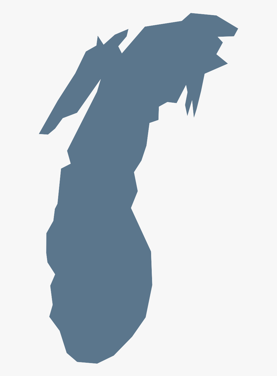 Lake Michigan Superior Silhouette, Transparent Clipart