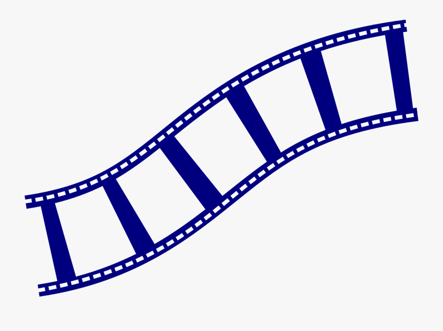 Symbol Film Strip - Film Strip Png Blue, Transparent Clipart