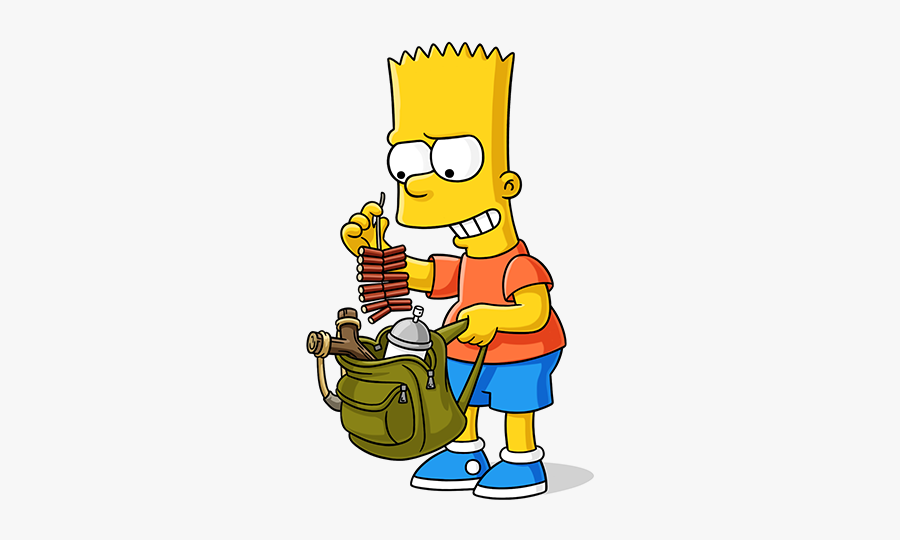 Bart Simpson Clipart Simple - Simpsons World On Fxx , Free Transparent ...