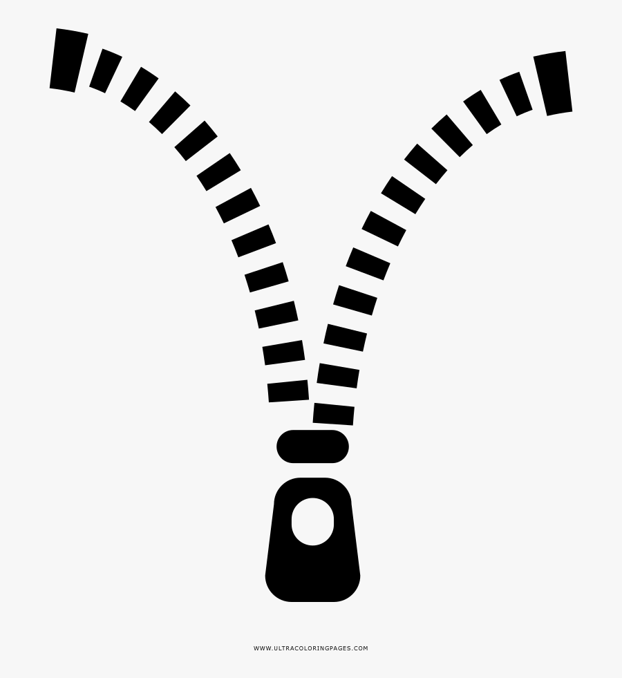 Zipper Clipart Ziper - Zipper Clipart Black And White, Transparent Clipart