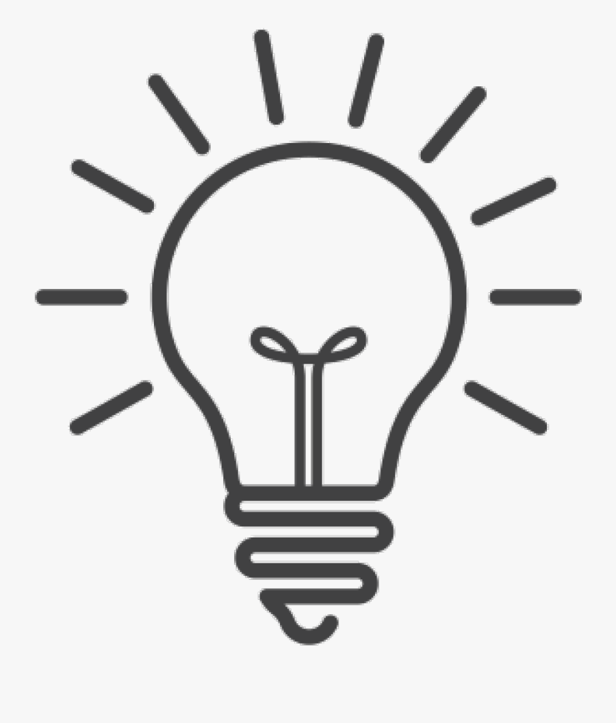 Icon Transparent Light Bulb Png, Transparent Clipart