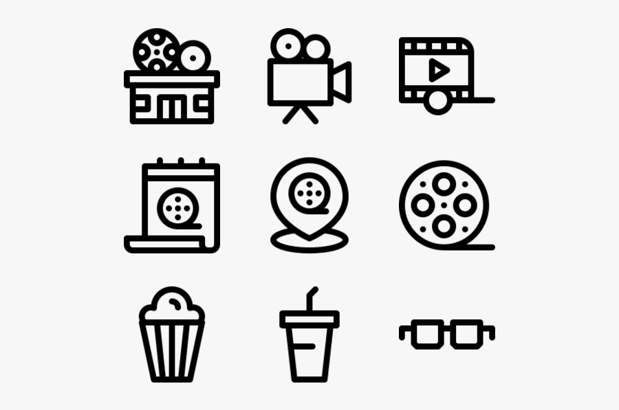 Cinema - Law Icon, Transparent Clipart