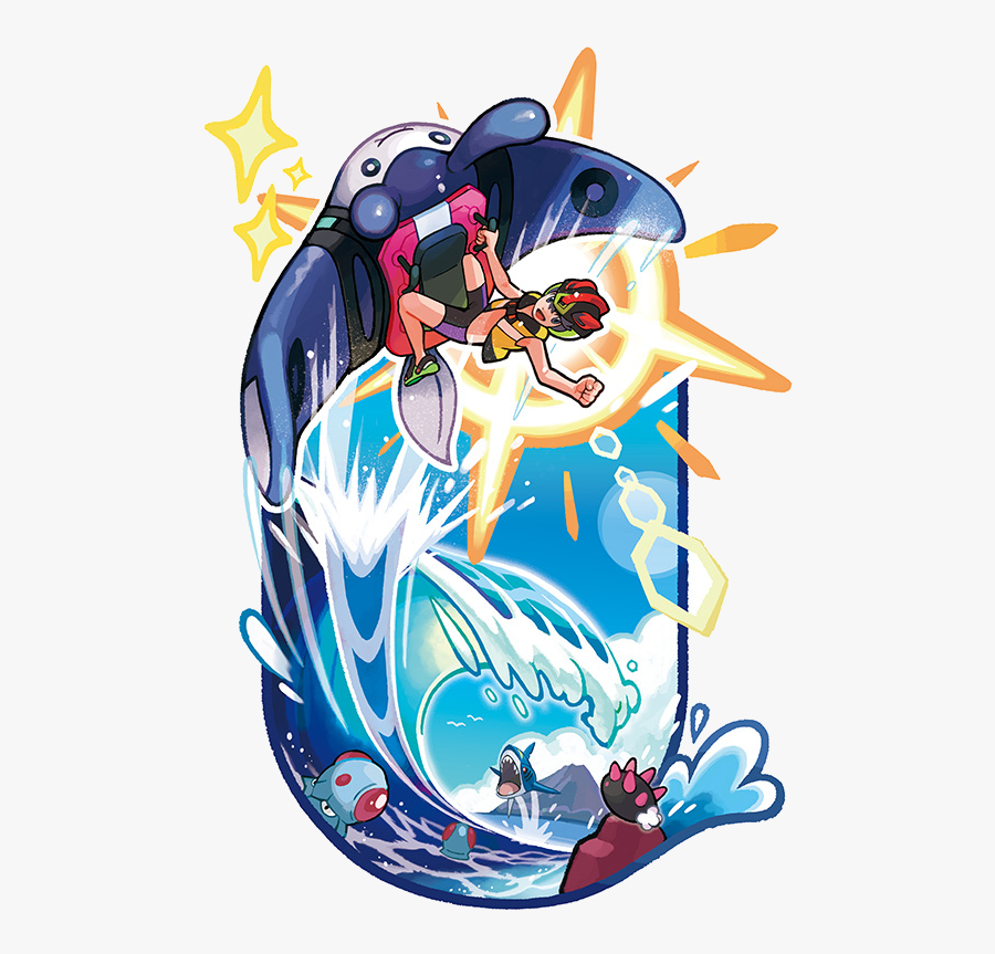 Pokemon Ultra Sun Mantine, Transparent Clipart