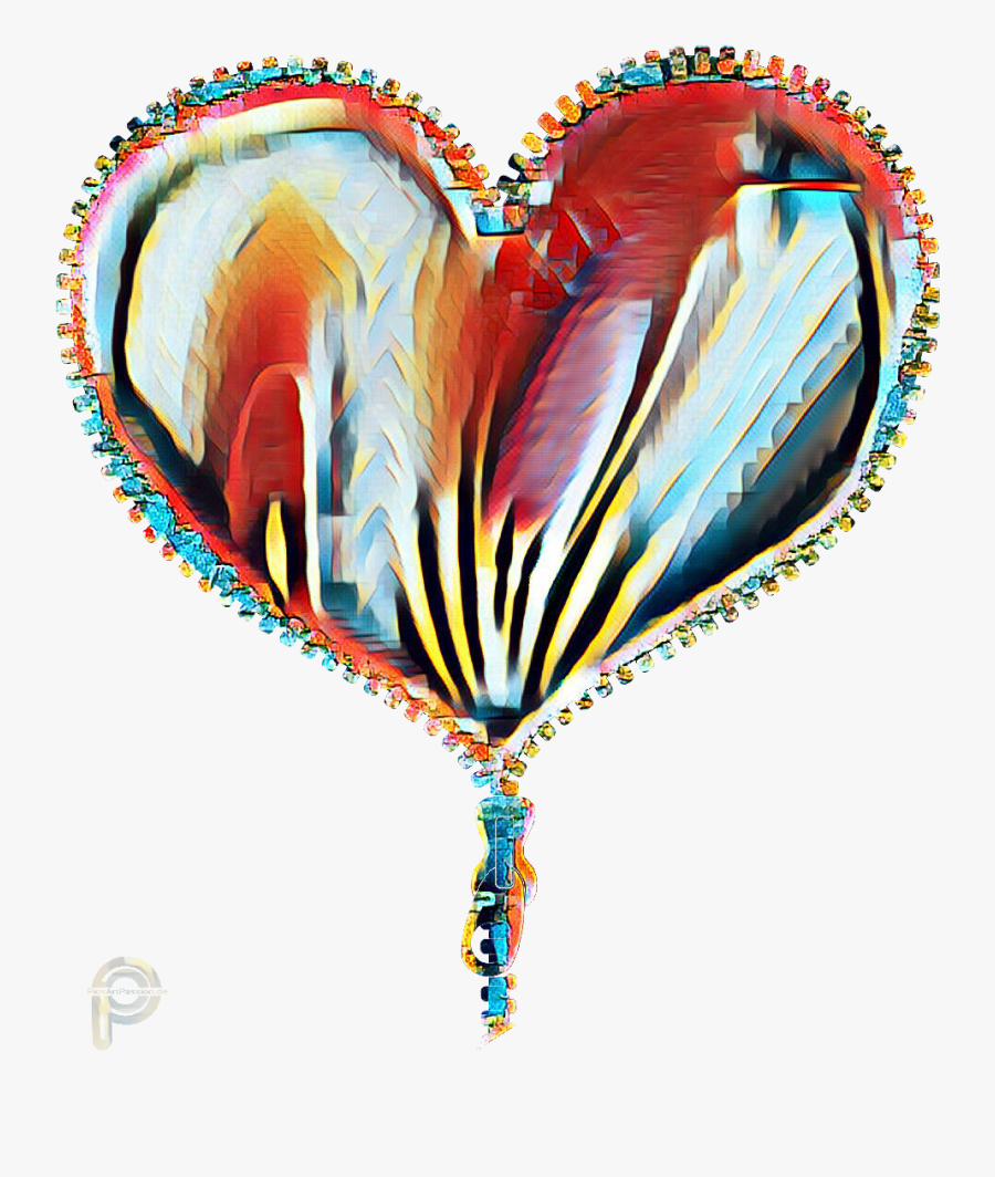 #magiceffect #heart #zipper #zipperheart #reissverschluss - Balloon, Transparent Clipart