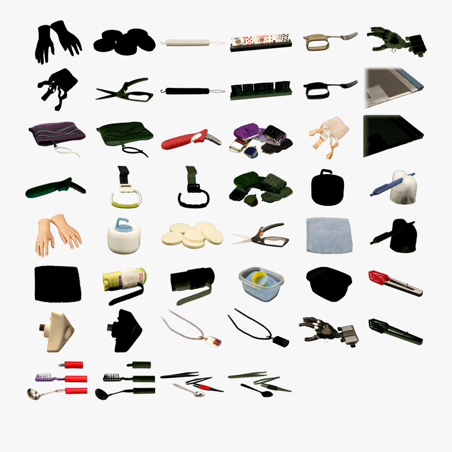 3d Printed Fingers - Adaptation Tool Occupational Therapy, Transparent Clipart