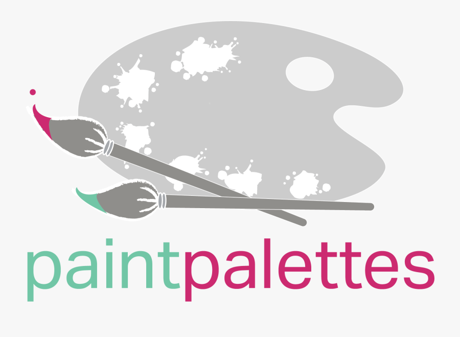 Paint Palettes - Graphic Design, Transparent Clipart