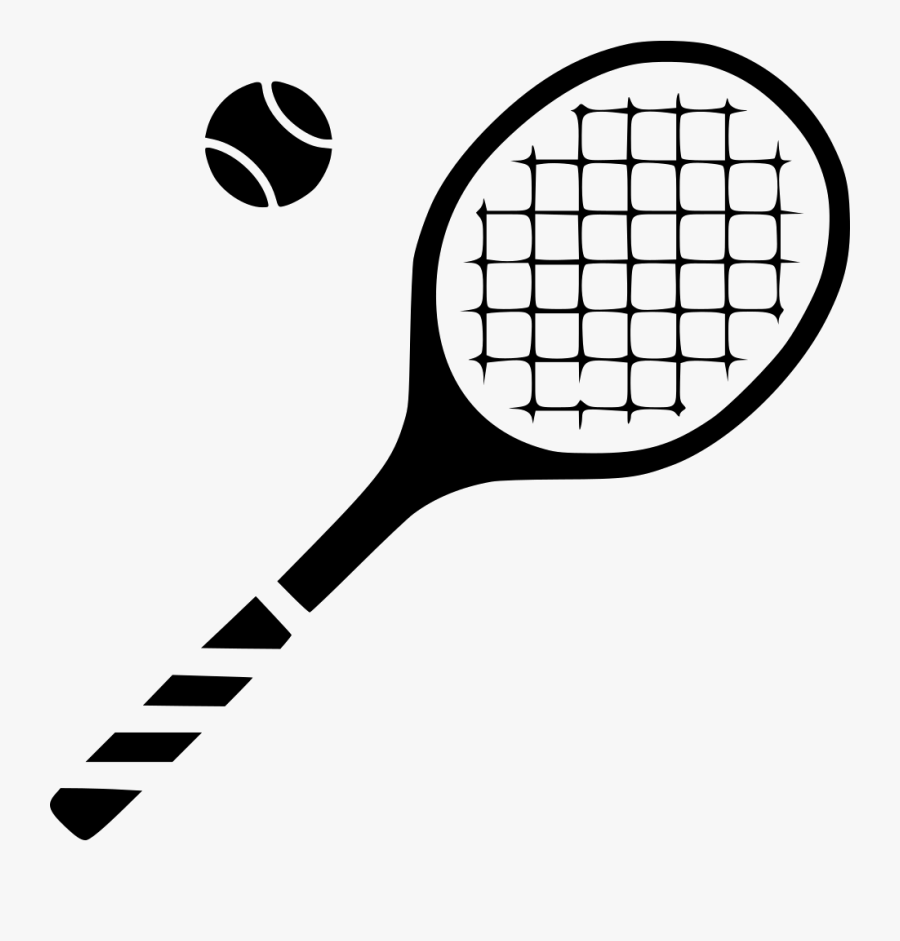 Clipart Sports Racket Sport - Tennis Racket Icon Free, Transparent Clipart