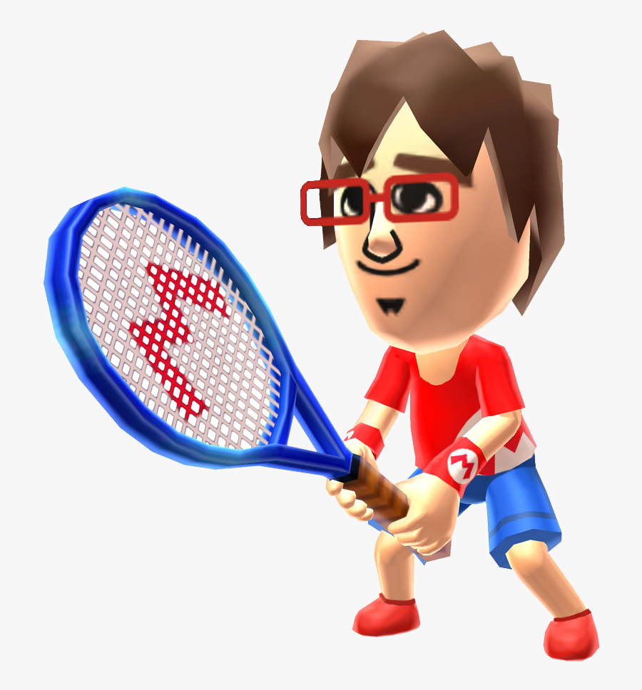 Tennis Sport,racketlon,table Tennis Racket,tennis Player,badminton,playing - Mario Tennis Open Mii, Transparent Clipart