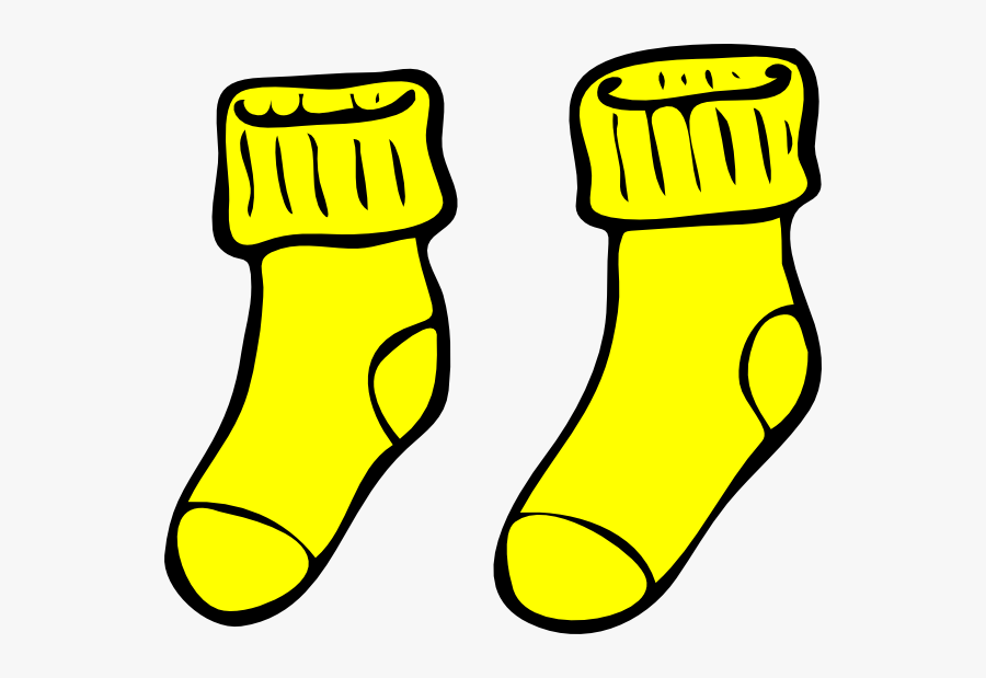 Socks Clipart Black And White, Transparent Clipart