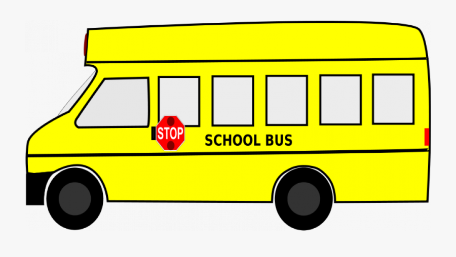 Yellow School Bus Vector Graphics - Yellow School Bus Clipart, Transparent Clipart