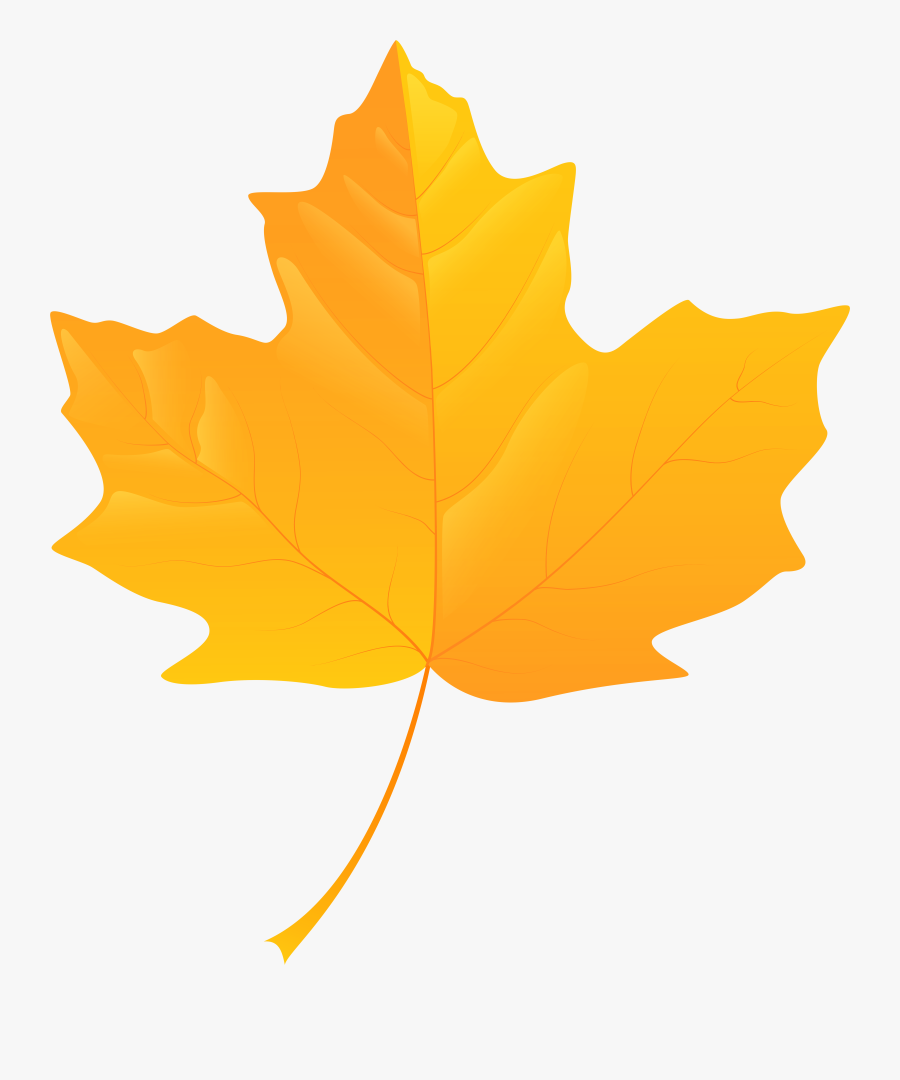 Yellow Leaf Png Clip Art, Transparent Clipart