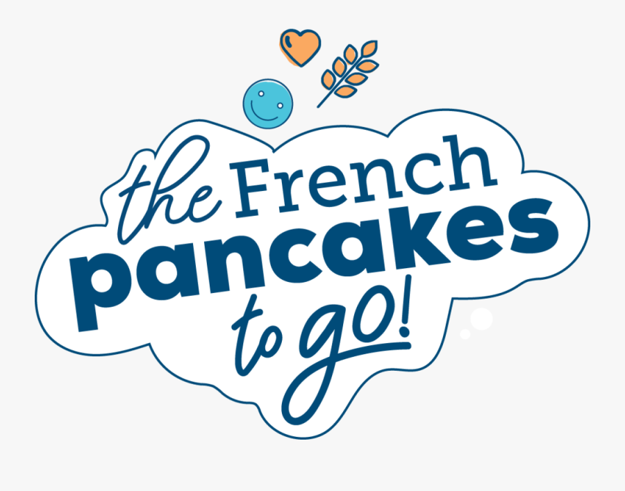 The French Pancakes To Go - Calligraphy, Transparent Clipart