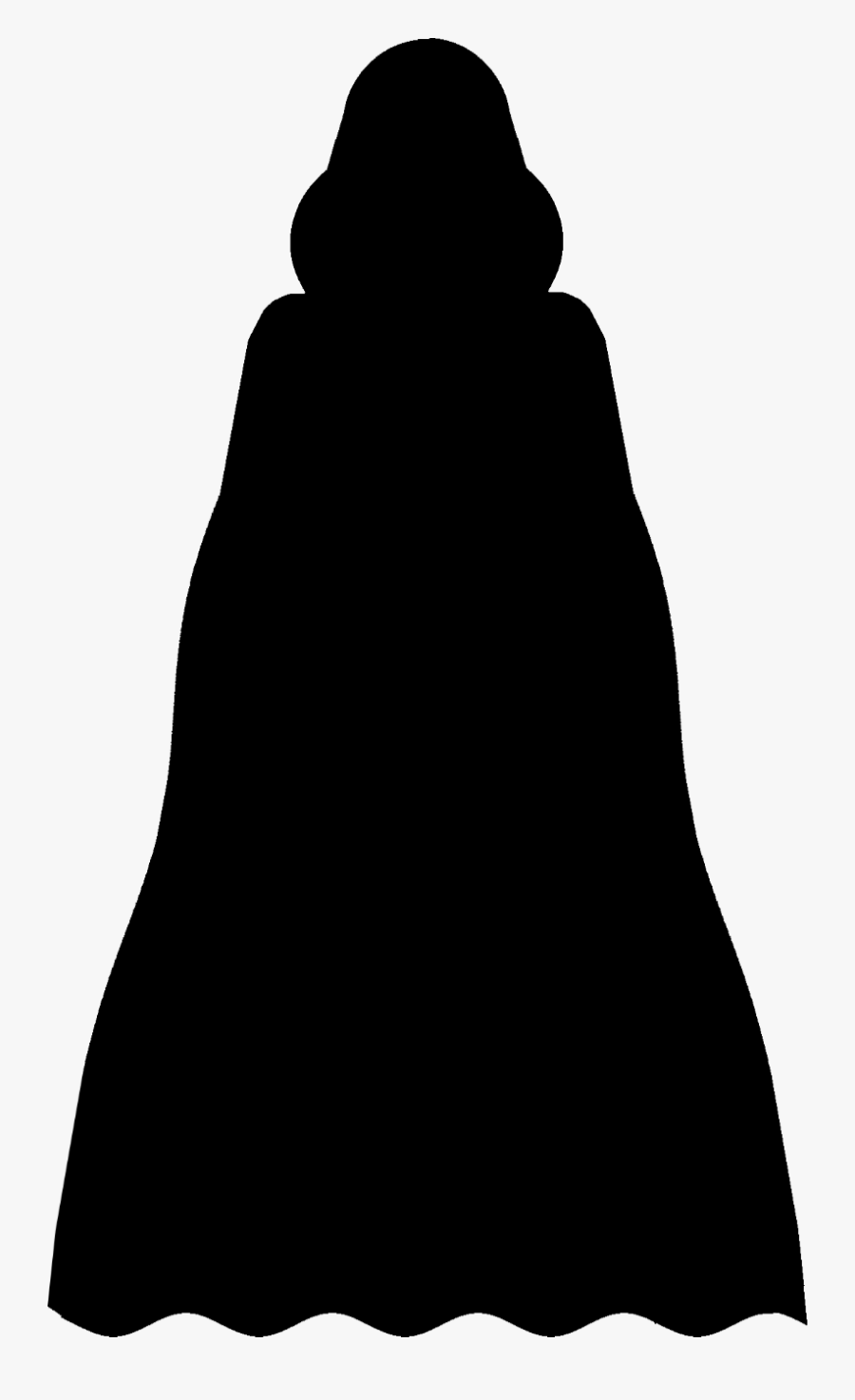 Clip Art Cape Silhouette - Silhouette, Transparent Clipart