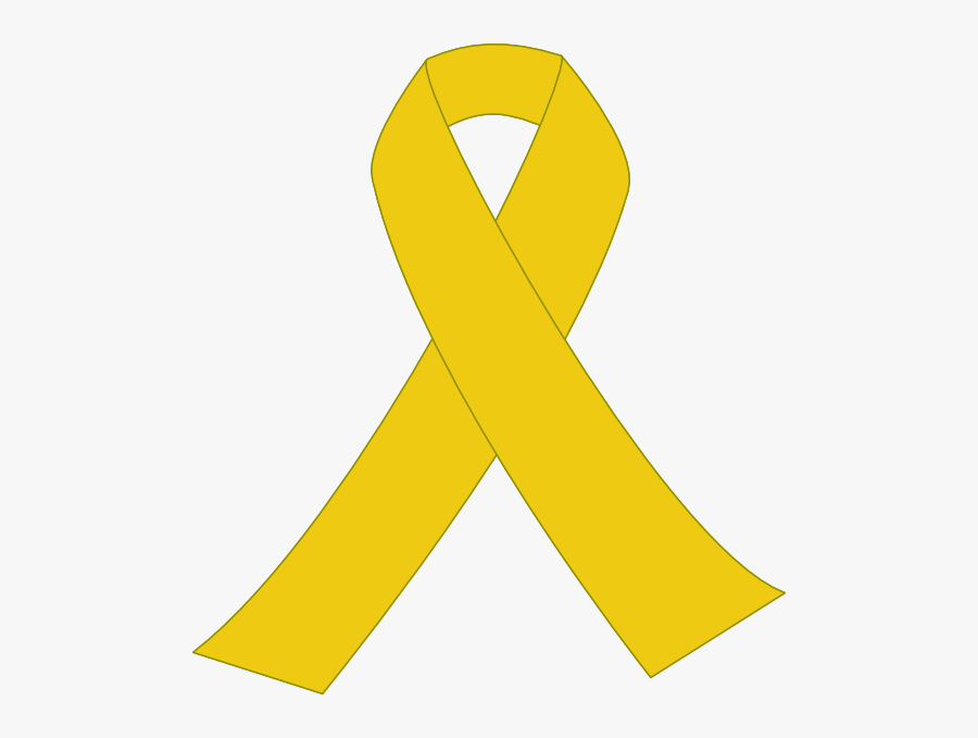 Yellow Ribbon Transparent Png - Yellow Ribbon Transparent Background, Transparent Clipart