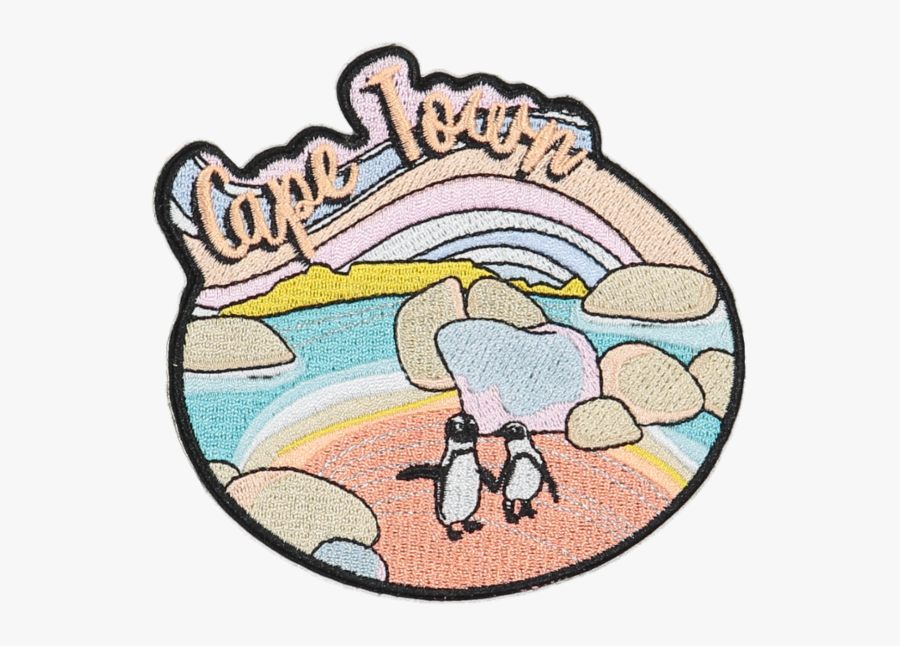Cape Town Sticker Patch, Transparent Clipart