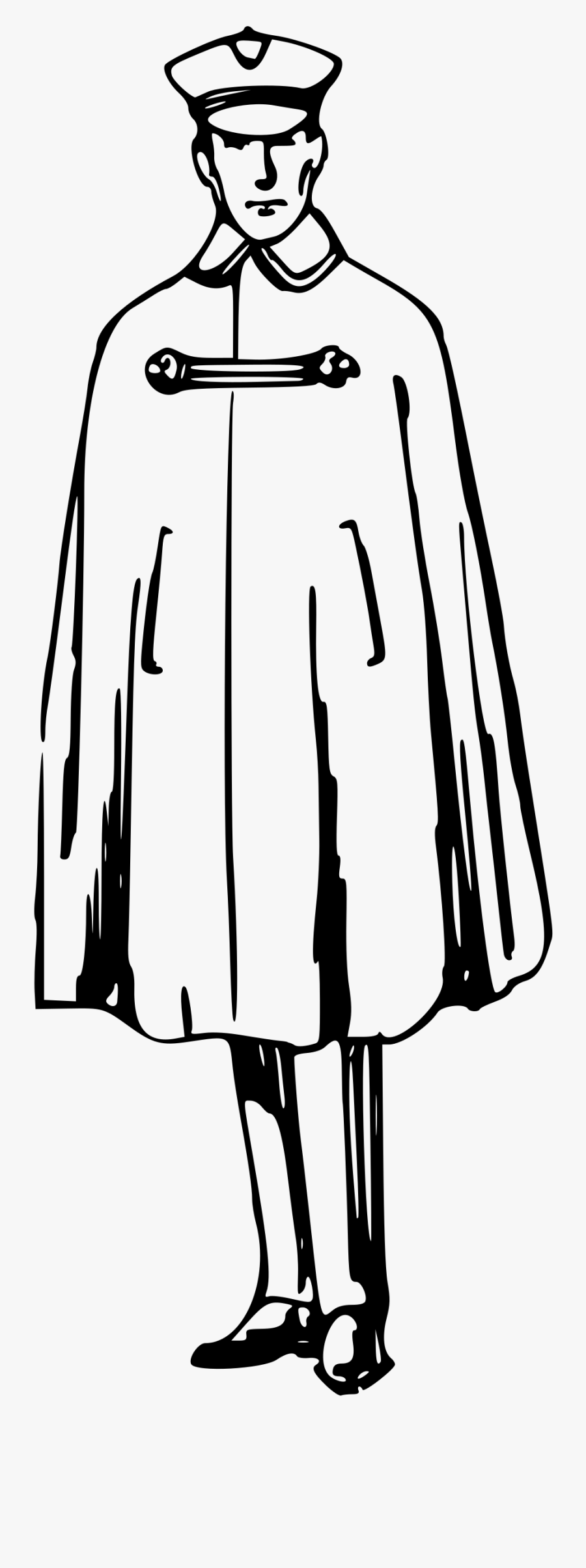 Man In Cape Clip Arts - Clothing, Transparent Clipart