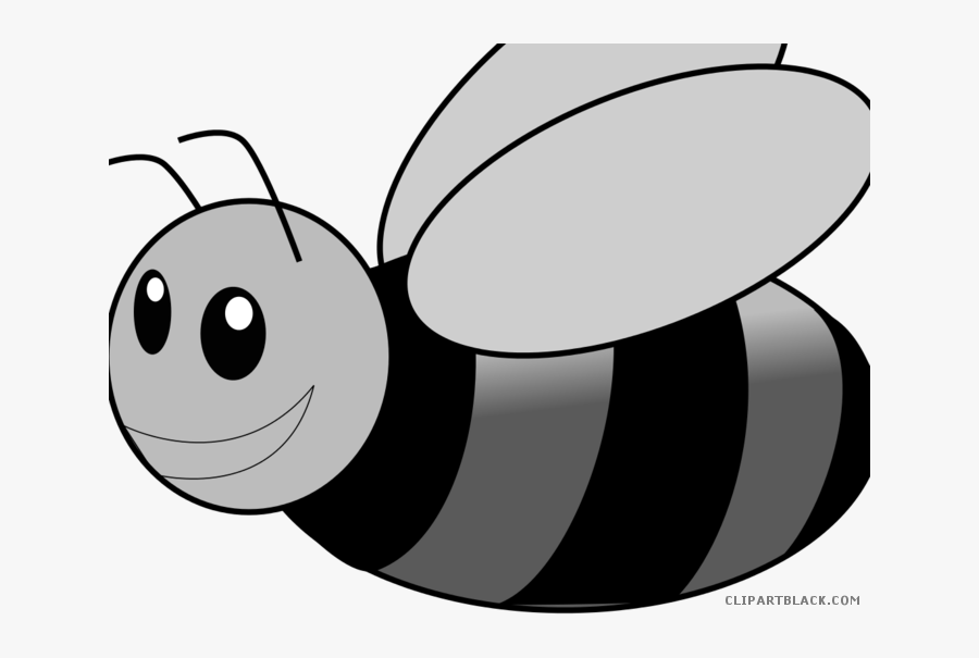 Transparent Sad Bee Clipart - Bumble Bee Clip Art, Transparent Clipart