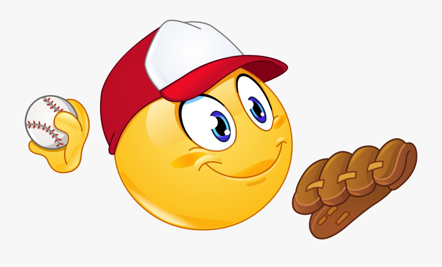 Baseball Player Emoji 42 Decal, Transparent Clipart