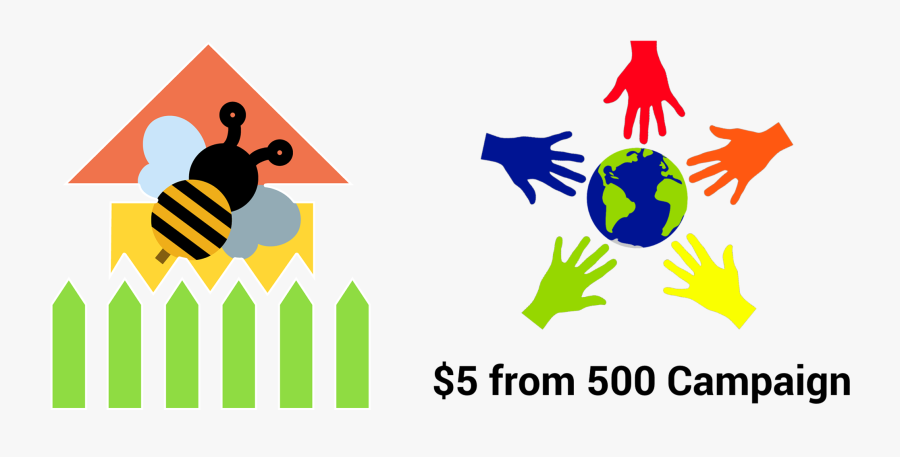 Bkmn 5from500 Black Text - Bee Kind Mn Logo, Transparent Clipart