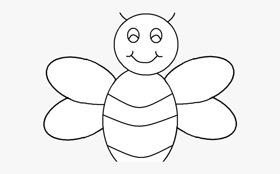 Bee Clipart Head - Cartoon, Transparent Clipart