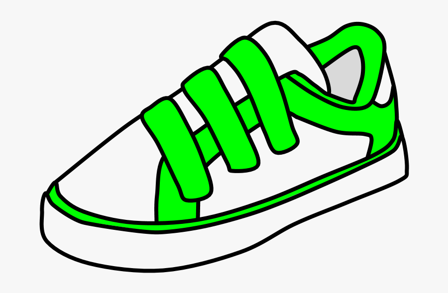 green velcro shoes