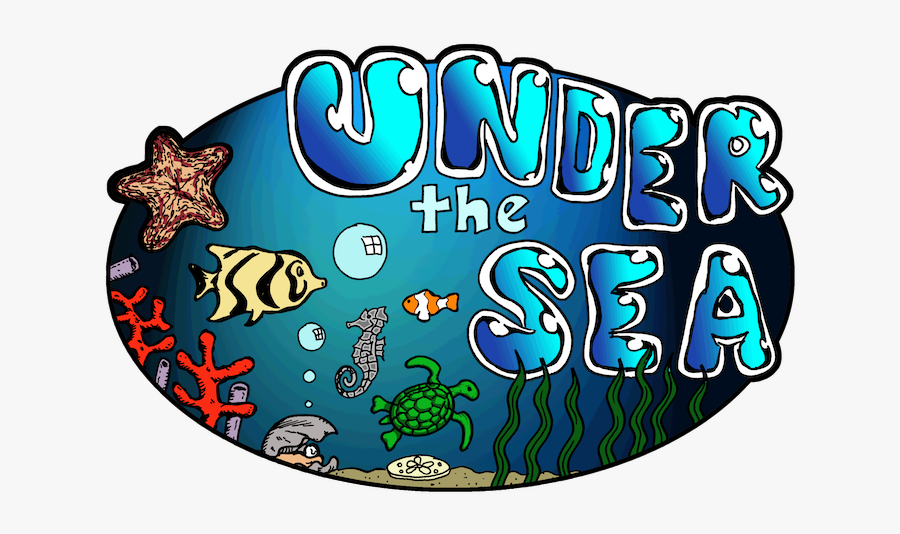 Under The Sea Sign, Transparent Clipart