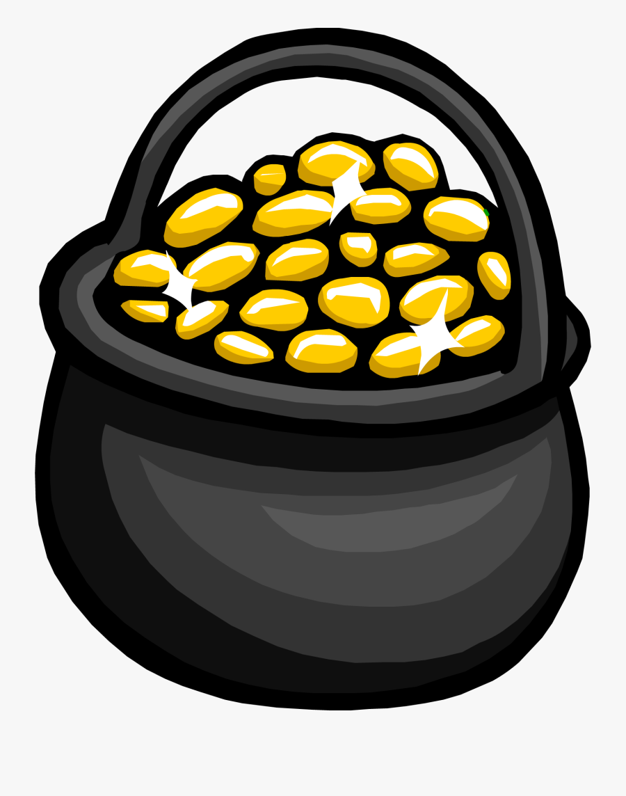 Club Penguin Rewritten Wiki - Pot Of Gold Transparent , Free Transparent Cl...