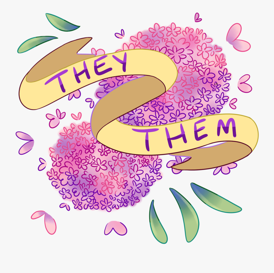 Happy Birthday Daughter In Law Clip Art - Cute Gender Pronoun Art, Transparent Clipart