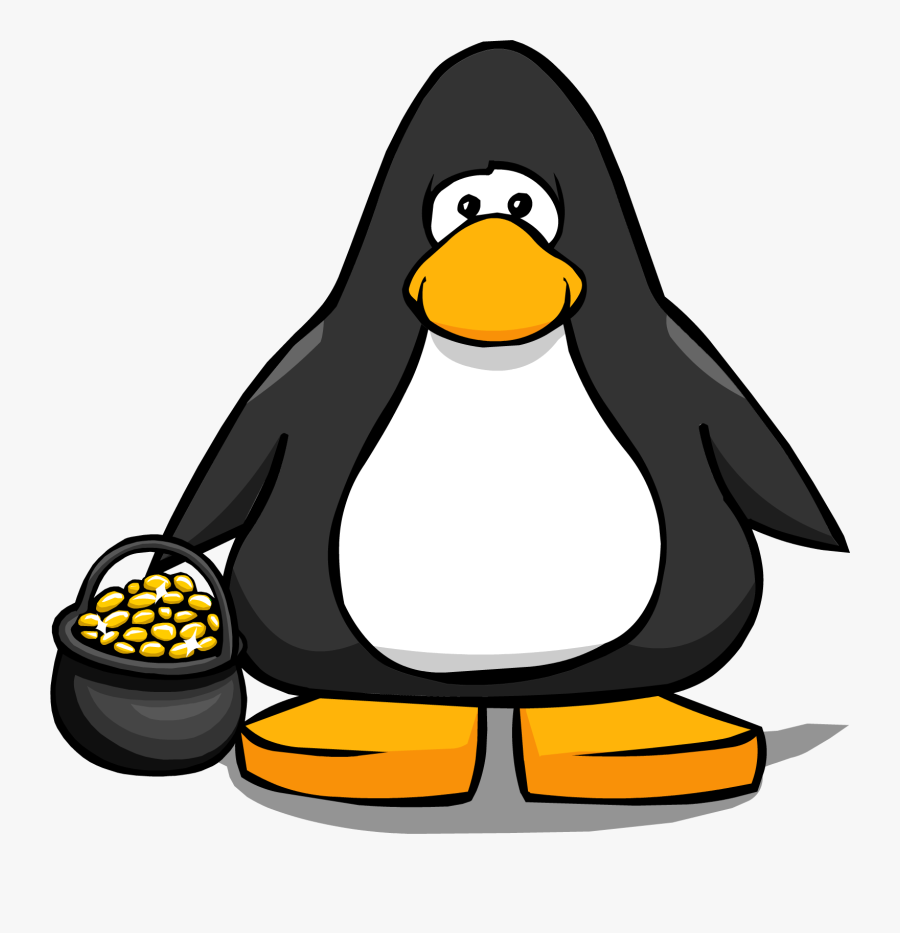 Club Penguin Wiki - Penguin With Santa Hat, Transparent Clipart