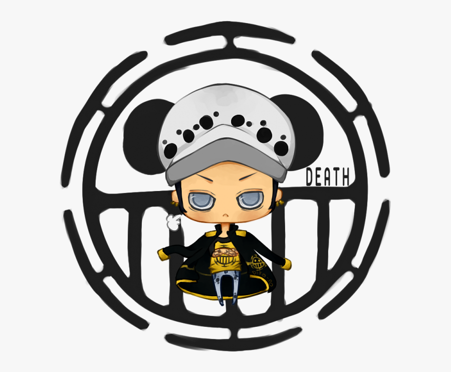 Trafalgar Law Jolly Roger Png - Trafalgar Law Logo Png, Transparent Clipart