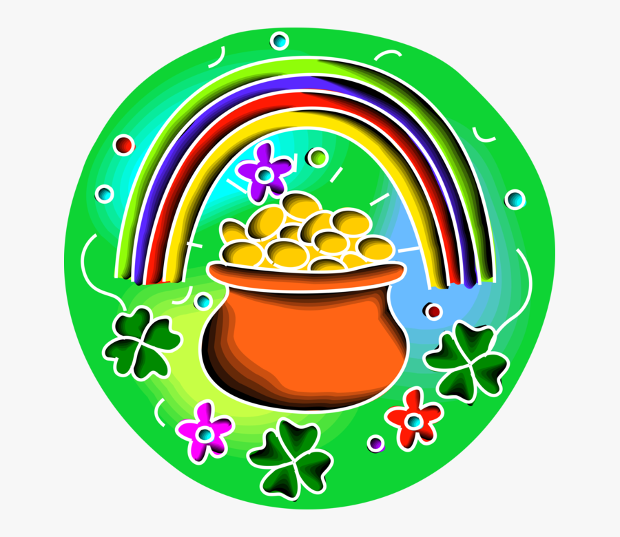 Vector Illustration Of St Patrick"s Day Irish Mythology, Transparent Clipart