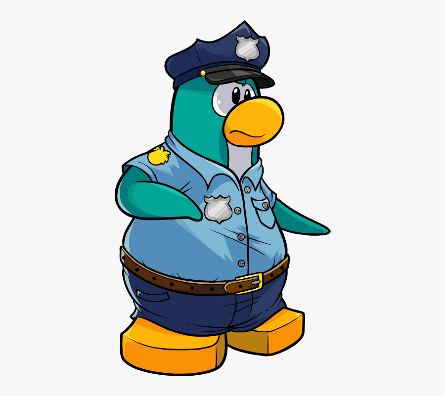 Club Penguin Wiki - Club Penguin Police Png, Transparent Clipart
