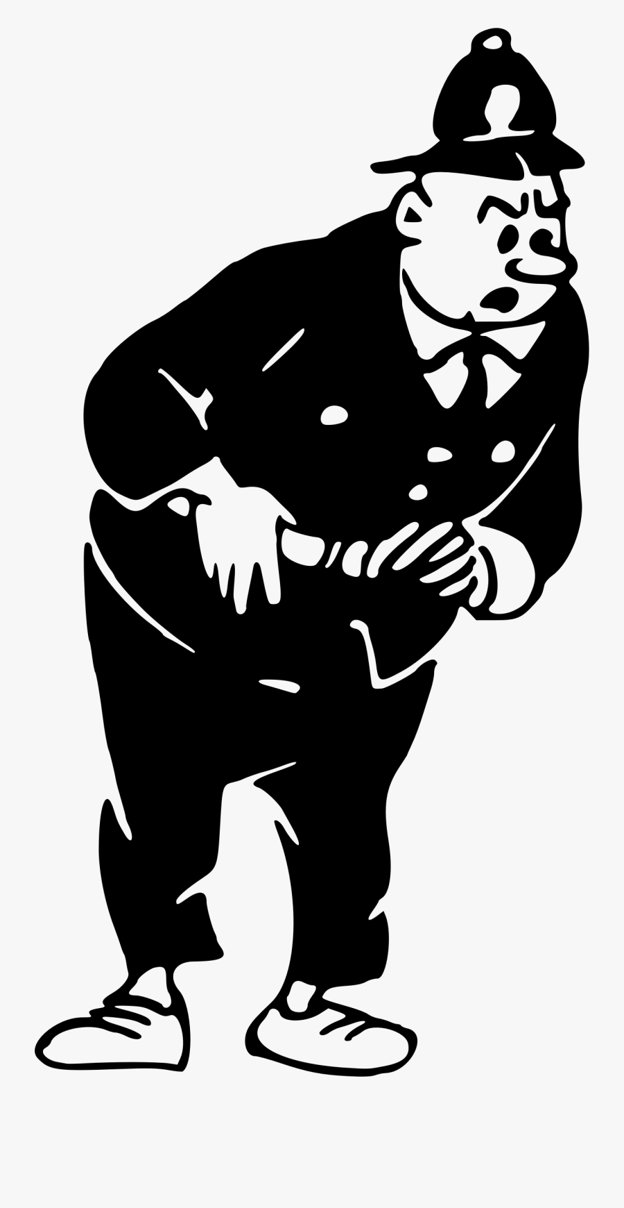 Stern Policeman Icons Png - Strážník Kreslený, Transparent Clipart