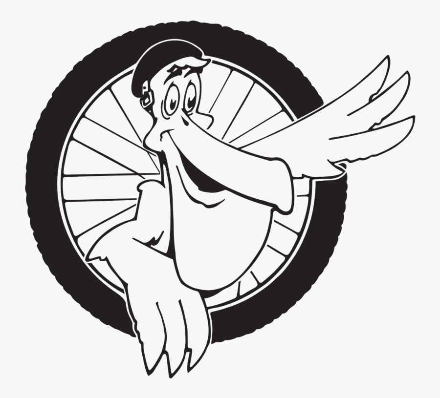 Simple Bicycle Wheel Vector, Transparent Clipart