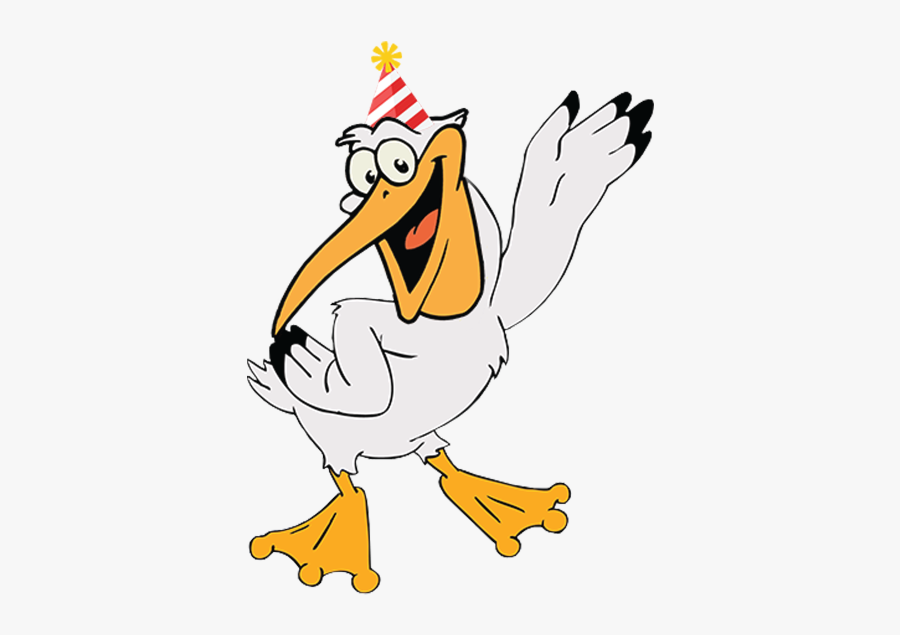 Cartoon Pelicans, Transparent Clipart