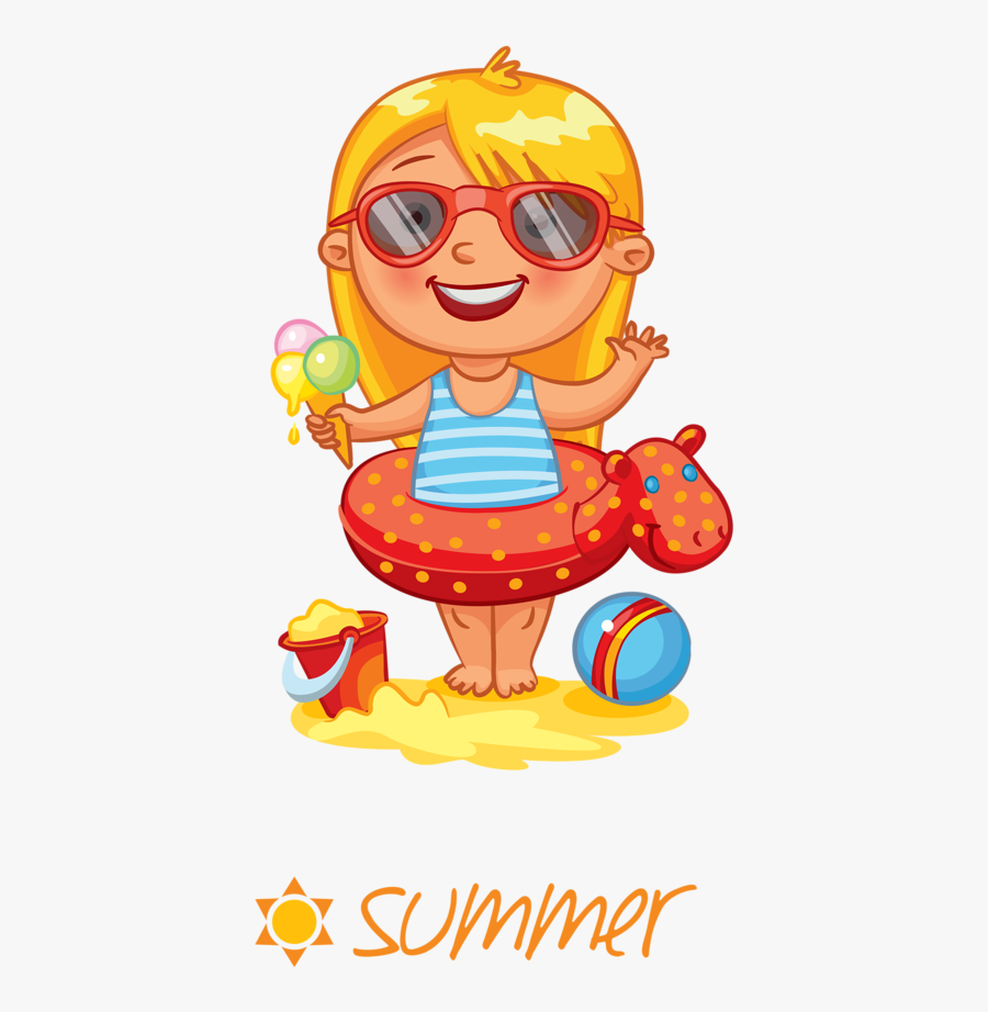 Girl Four Seasons, Transparent Clipart