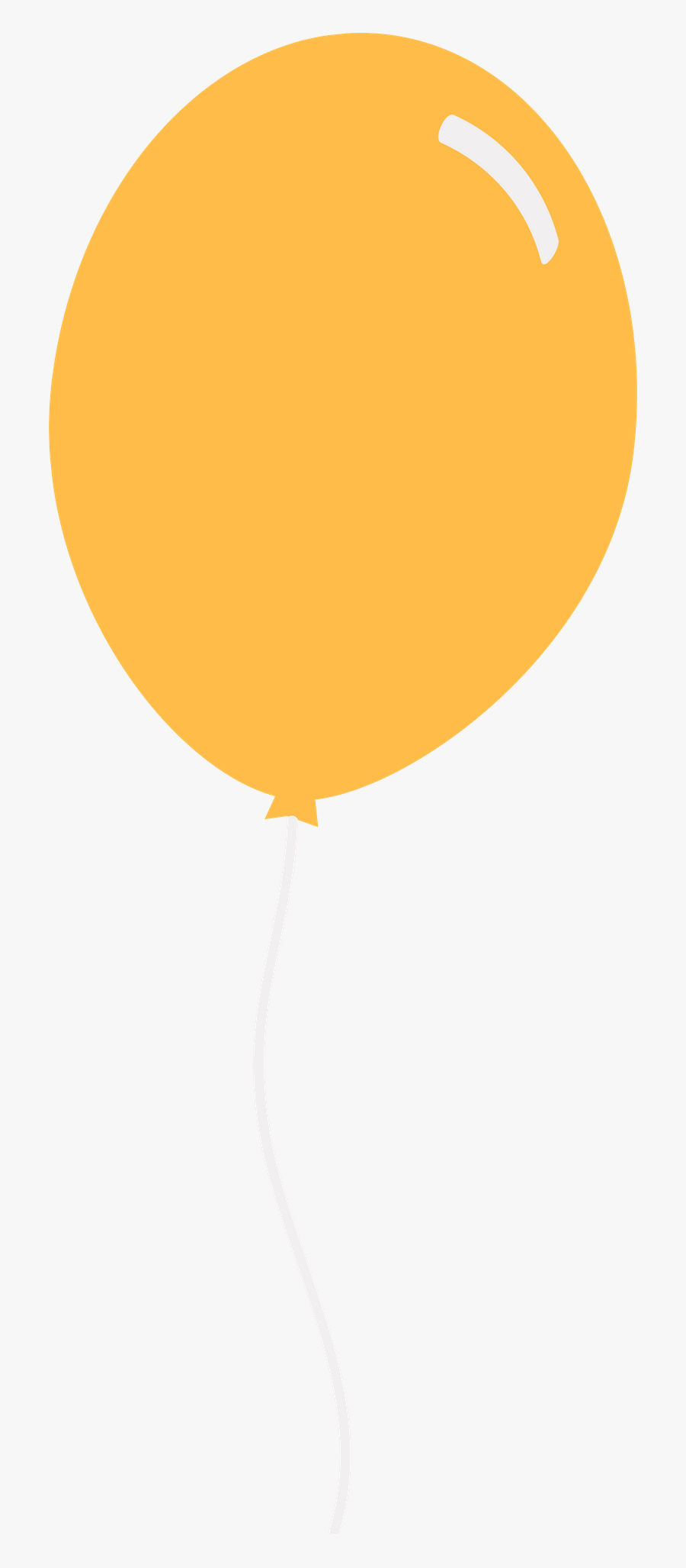Yellow Balloon Png, Transparent Clipart