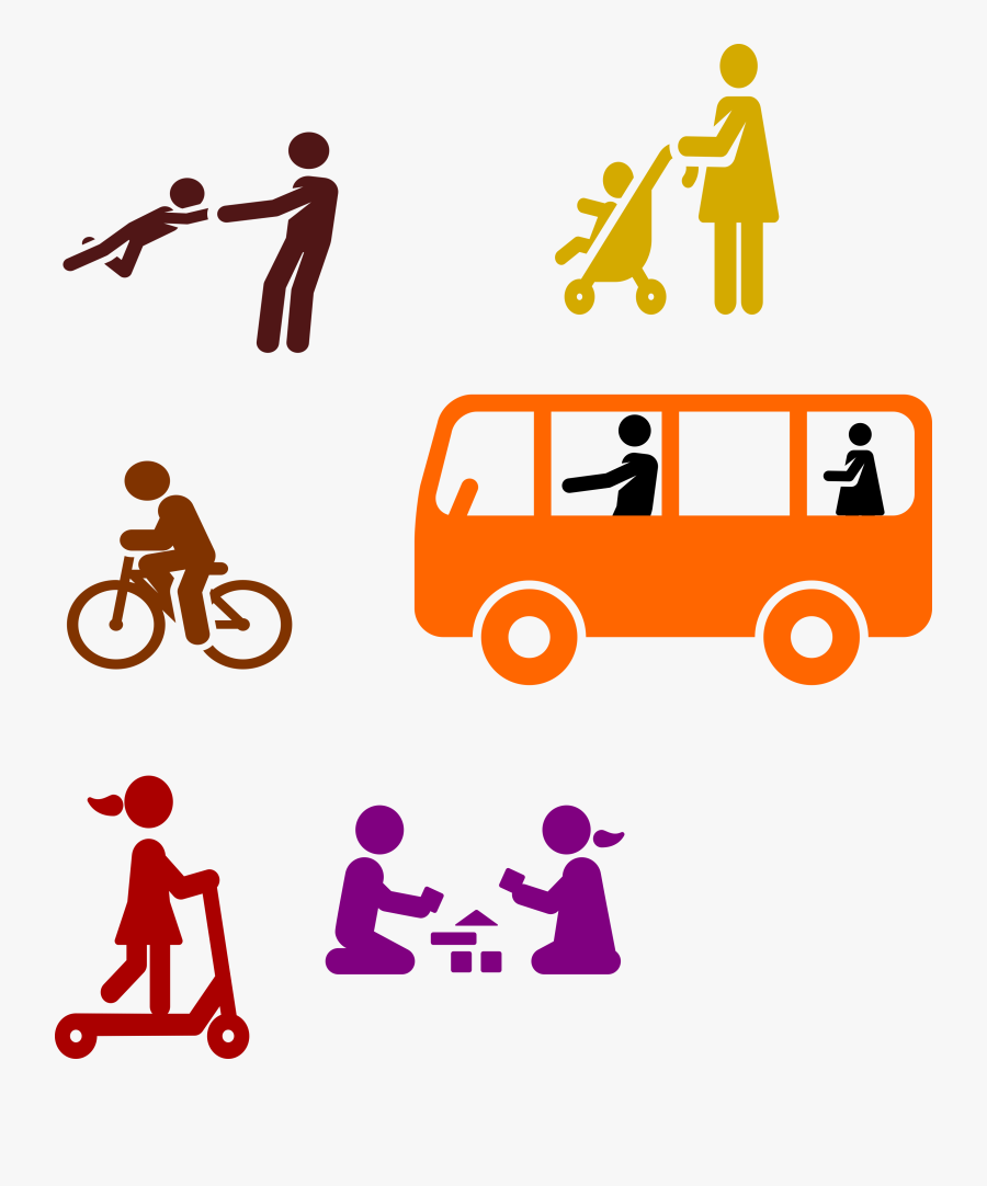 Trolleybus Icon, Transparent Clipart