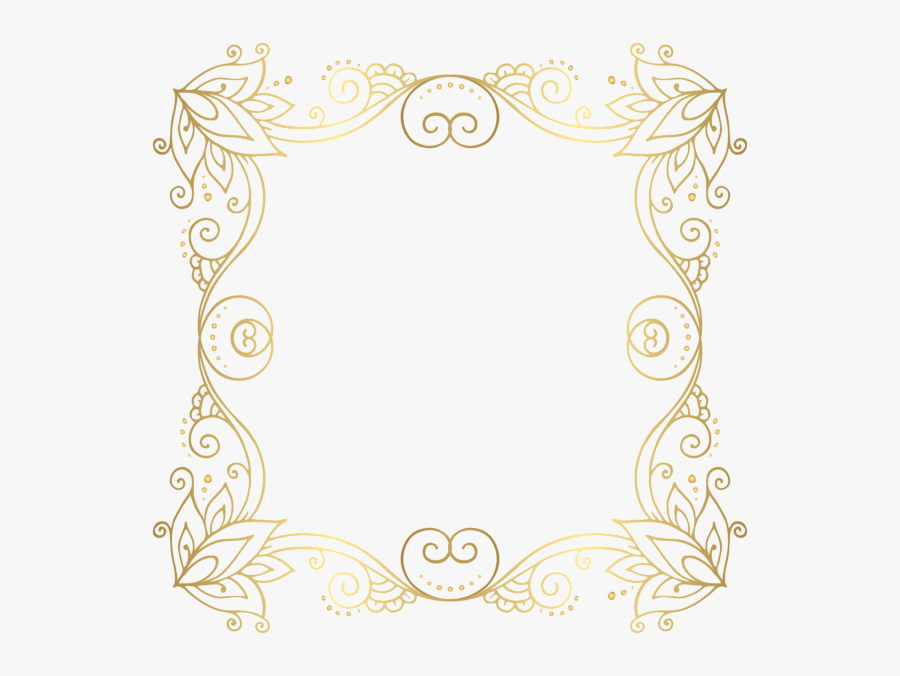 Graphic Royalty Free Download Gold Frame Png Clip Art - Fancy Border Transparent Background, Transparent Clipart