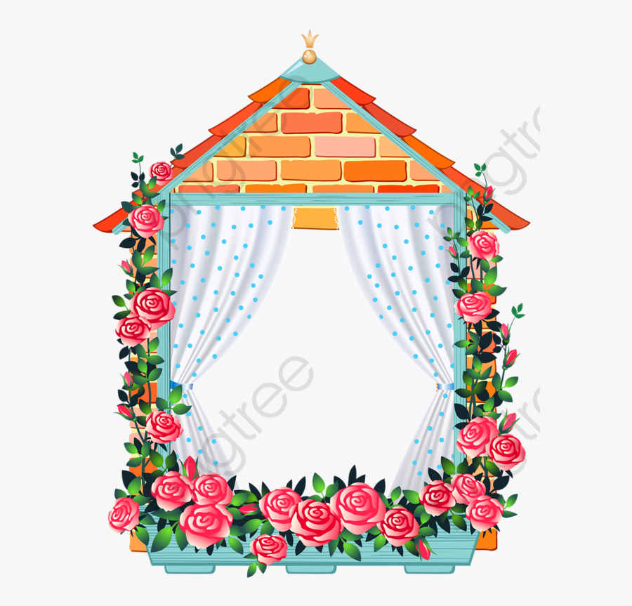 Transparent Fancy Borders Png Format Image With Size - Fancy Borders With Flowers, Transparent Clipart