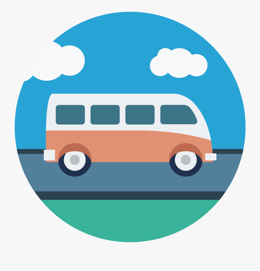Make It Fun - Tourist Bus Icon Png, Transparent Clipart